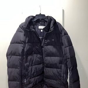 Calvin Klein Black Puffer Coat